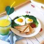 Πρωινό για Παιδιά, Αυγά Καρδούλες