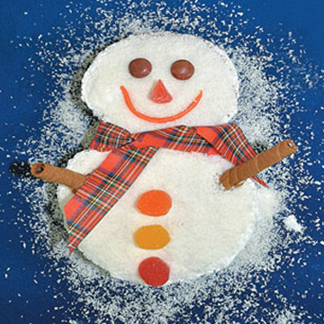 Χριστουγεννιάτικη Συνταγή για Κέικ Χιονάνθρωπος